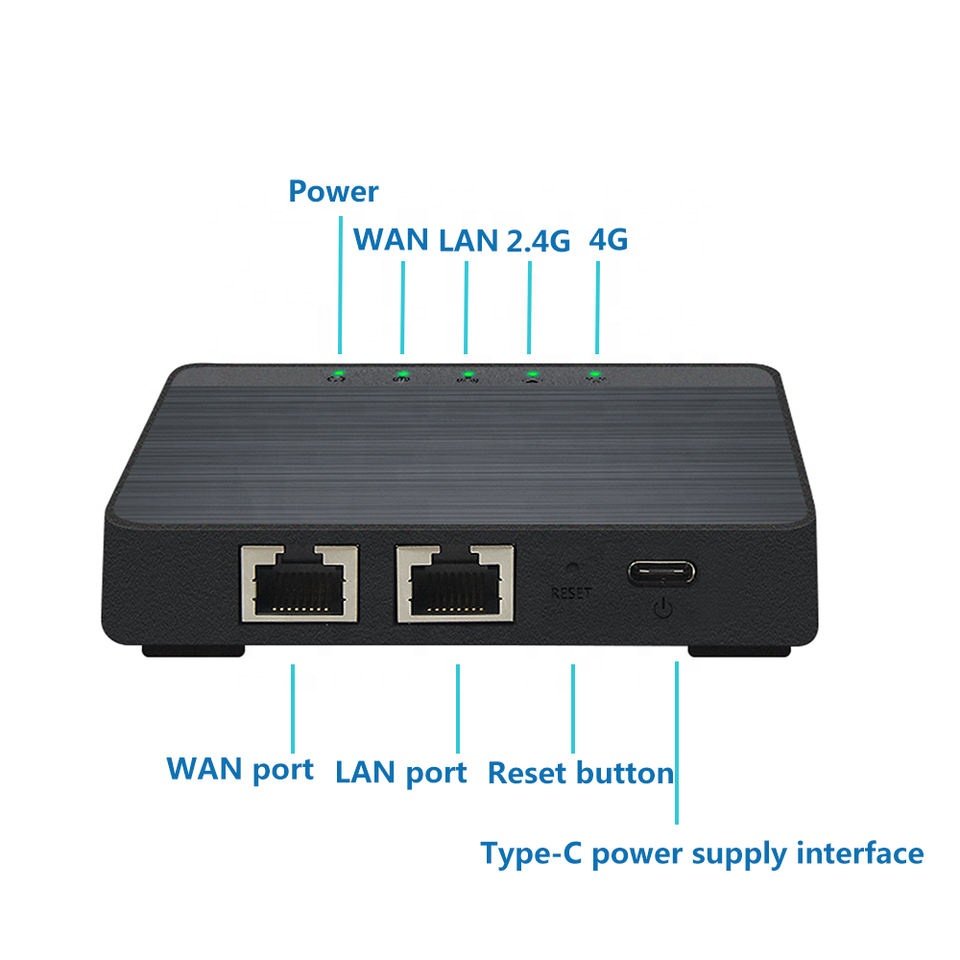 Modem 4G Router Lte With Wifi Sim Card Slot Mobile Wireless Cpe 4G Router With Digital I/O